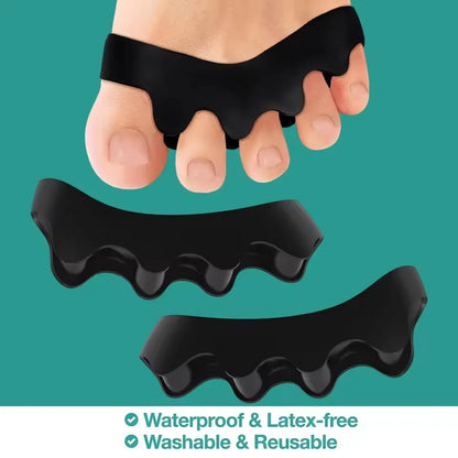 Toe Separators Doctor Recommended Correct Foot and Bunion Pain,Plantar Fasciitis Toe Straightener To Improve Functional Mobility
